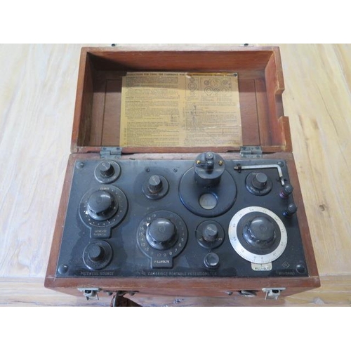 275 - A Cambridge portable Potentiometer