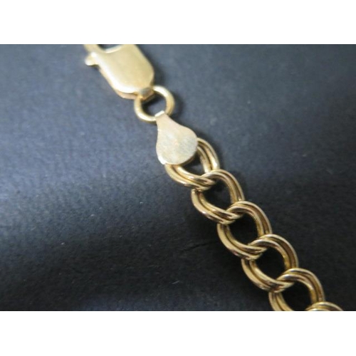 3 - A 9ct yellow gold chain - 51cm long - approx weight 32 grams - good condition