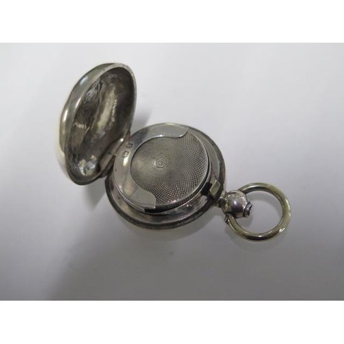 131 - A silver fob sovereign holder Birmingham 1897/98 - weight approx 15 grams