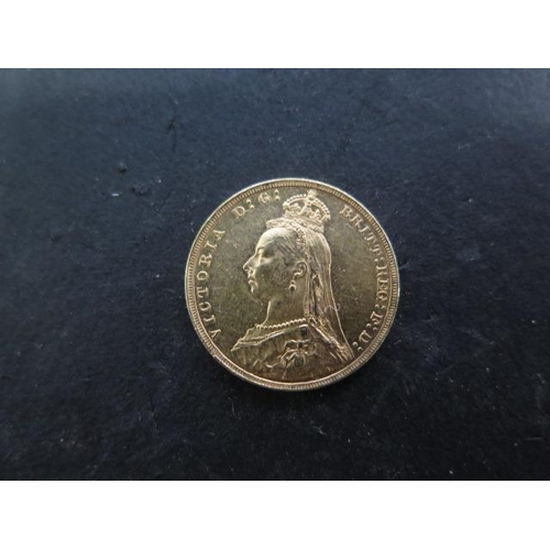 249 - A Victorian gold full sovereign dated 1891