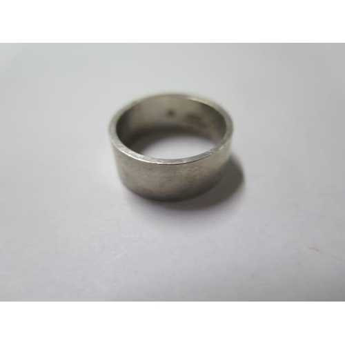 25 - A Danish sterling silver band ring by RCPLd - ring size N - weight approx 5.8 grams - some usage but... 