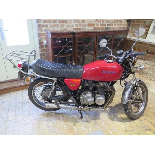 260 - A vintage Honda 400 Four Cibie Petrol 408cc motorcycle Reg SRT 394R - first registered 18th March 19... 