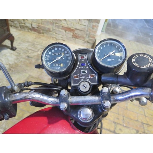 260 - A vintage Honda 400 Four Cibie Petrol 408cc motorcycle Reg SRT 394R - first registered 18th March 19... 