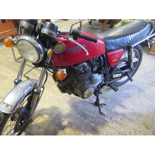 260 - A vintage Honda 400 Four Cibie Petrol 408cc motorcycle Reg SRT 394R - first registered 18th March 19... 