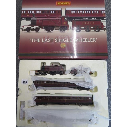 340 - A Hornby 00 gauge boxed train set The Last Single Wheeler, unused condition