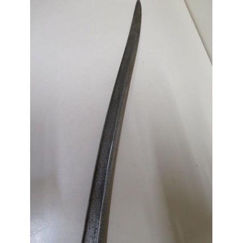 366 - A 19th century curved bayonet - Length 69cm