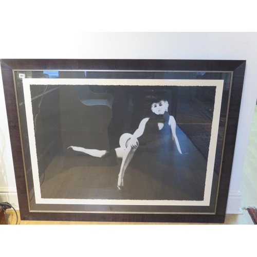 381 - A Limited Edition gelatine silver print by Milton H Greene of Marilyn Monroe from the Black sitting,... 