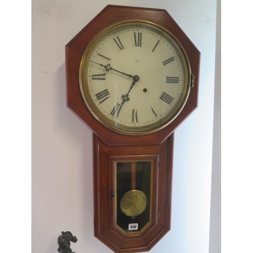 406 - A Seth Thomas American 8 day wall clock