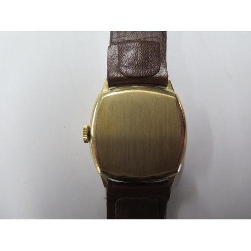 143 - A 9ct yellow gold manual wind Omer wristwatch - 27mm case, in working order, total weight approx 21 ... 