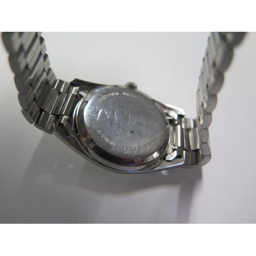 147 - A stainless steel Kelek automatic watch on a Seiko bracelet strap - 33mm case - running, hands adjus... 