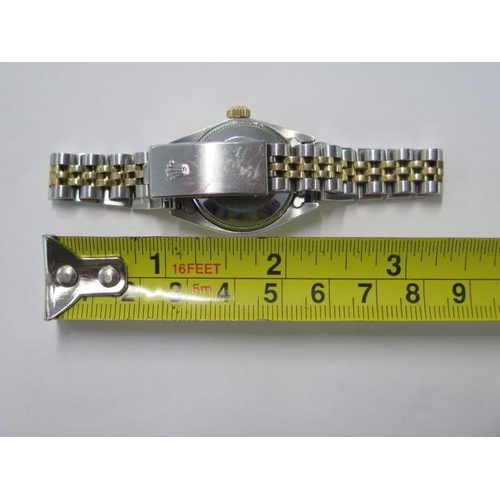 149 - A ladies bi-metal Rolex Oyster Perpetual Date wristwatch - 25mm case - model 62523 case no 4209551 J... 