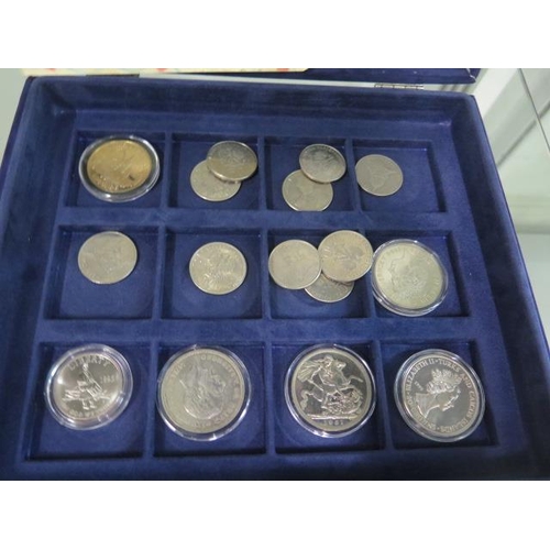 186 - A collection of assorted proof coins and bank notes
