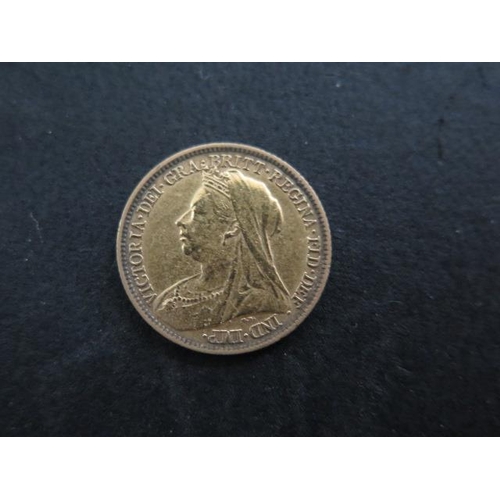 205 - A Victorian half sovereign dated 1899