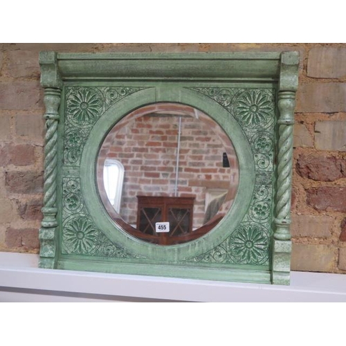 455 - A decorative wall mirror - 53cm x 59cm