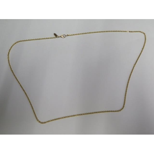 66 - A 14ct 585 56cm chain - approx weight 7.4 grams