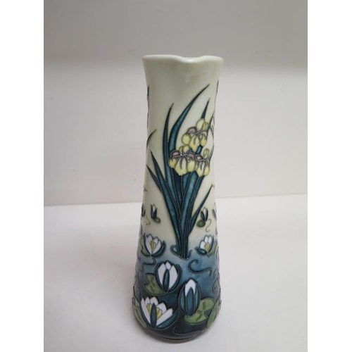 231 - A Moorcroft Lilley pad vase/jug - Height 24cm - in good condition , red dot for second