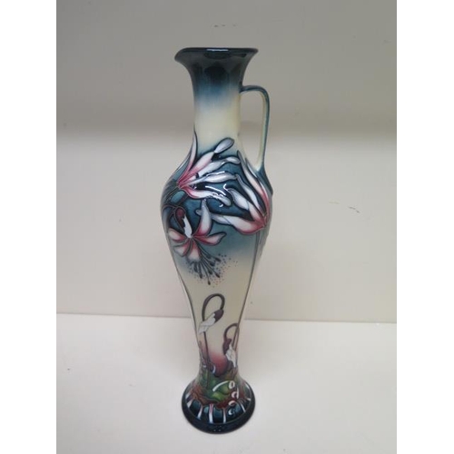 233D - A Moorcroft Trial single handle jug vase 25/11/04 - Height 32cm - in good condition