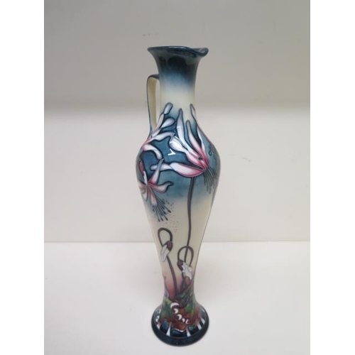 233D - A Moorcroft Trial single handle jug vase 25/11/04 - Height 32cm - in good condition