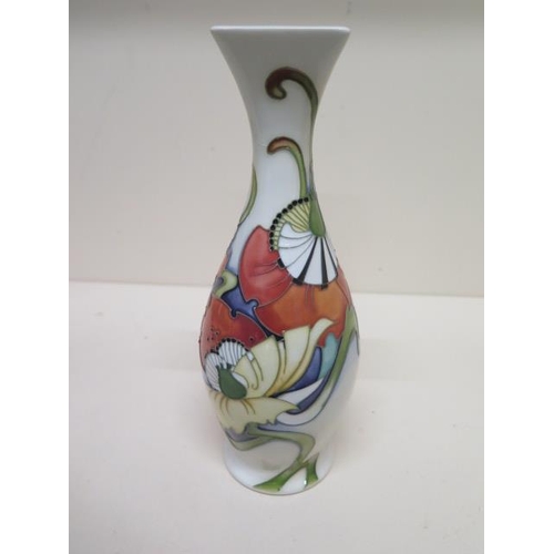 234B - A Moorcroft Collectors Club 2008 vase - Height 22cm - overall crazing, otherwise good