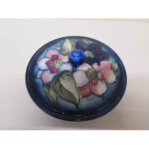 237 - A Moorcroft lidded bowl - Diameter 16cm