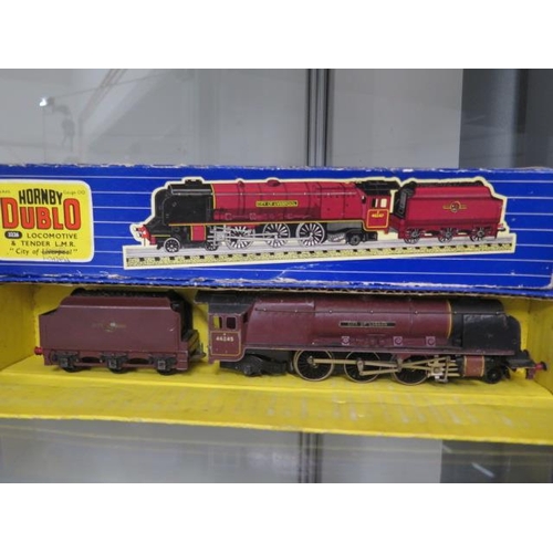 307 - Hornby OO gauge - Four Locos City of London - incorrect box, Golden Fleece- part boxed, Pullman - pa... 