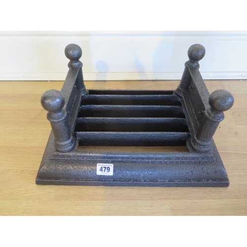 479 - A cast iron foot scraper