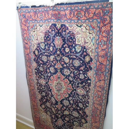 306 - A hand knotted woollen Sarough rug - 1.85m x 1.20m