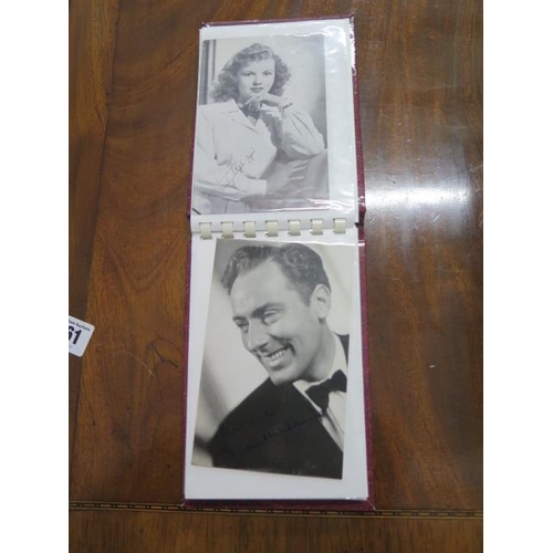  A collection of 26 filmstar postcards - some with signatures