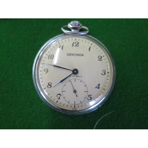 238 - A collection of 12 silver and base metal pocket watches including a wristwatch - none working