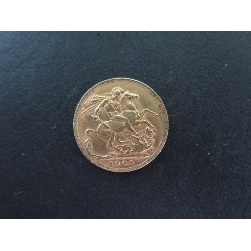 250C - A Victorian full gold sovereign dated 1900