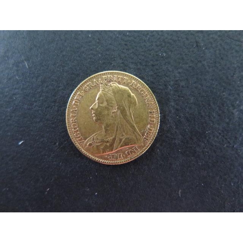 254A - A Victorian gold half sovereign dated 1897