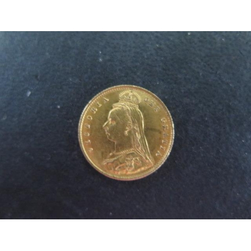 255A - A Victorian gold half sovereign dated 1887