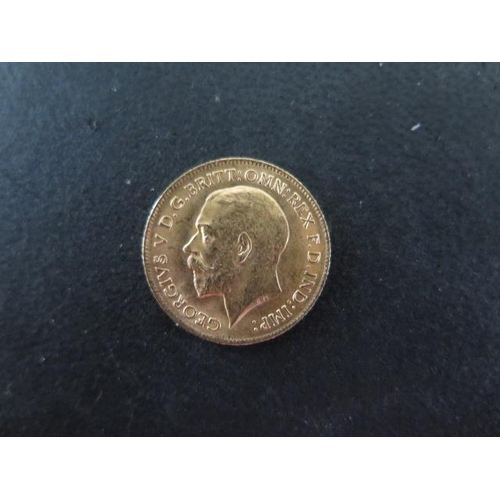 257A - A George V gold half sovereign dated 1914