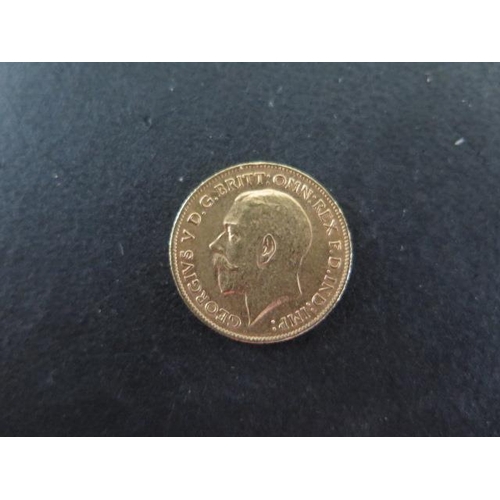 258 - A George V gold half sovereign dated 1912