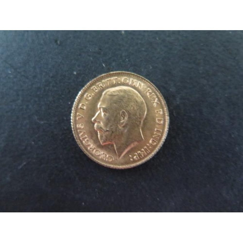 258C - A George V gold half sovereign dated 1914