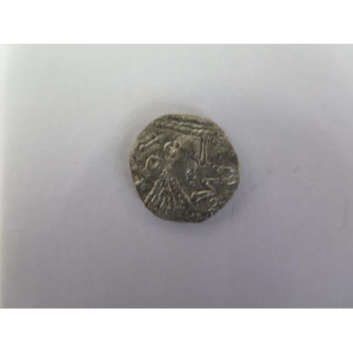 260 - A Saxon silver Sceatta coin 600AD 13mm - approx weight 0.6 grams