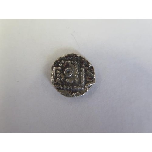 260B - A Saxon silver Sceatta 600AD - 11.4mm - approx weight 1 gram