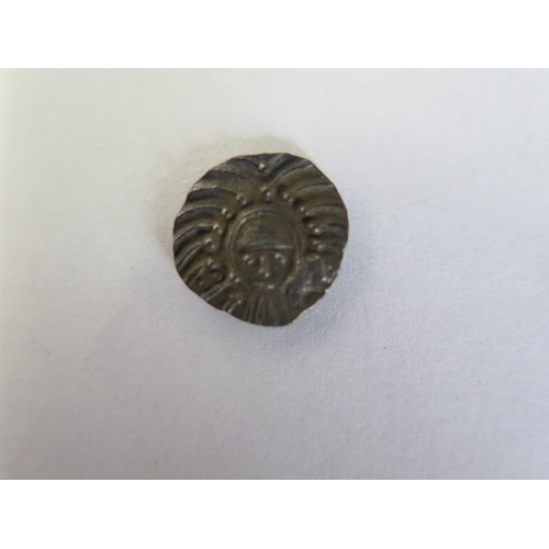 261B - A Saxon silver Sceatta Wodan Head series N - 12mm - approx weight 1.1 grams