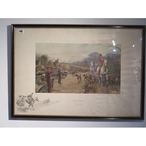 406 - Charles 'Snaffles' Johnson Payne (1884-1967) The Season 1939-1940 colour photolithograph signed in p... 