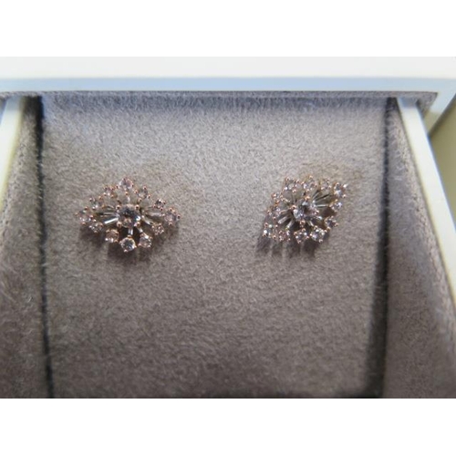 92 - A pair of Clogau silver tree of life earrings and a pair of Clogau silver and rose gold earrings( sl... 