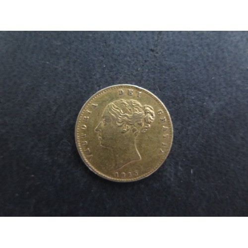 254D - A Victorian gold half sovereign dated 1865