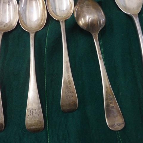 120 - A collection of assorted silver flatware various dates and makers - 60 pieces in total - approx weig... 