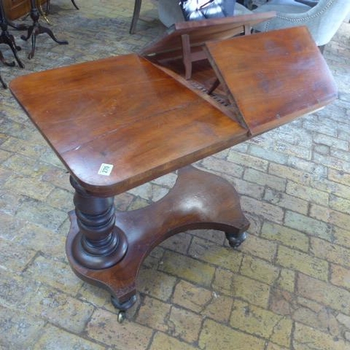 270 - A 19th century mahogany reading table