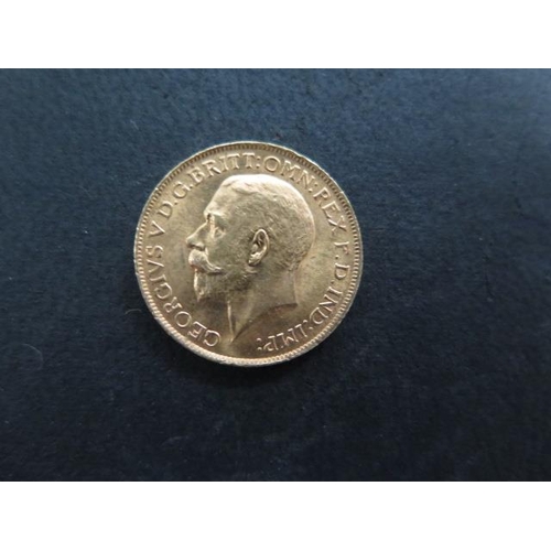 242 - A George V gold full sovereign dated 1912