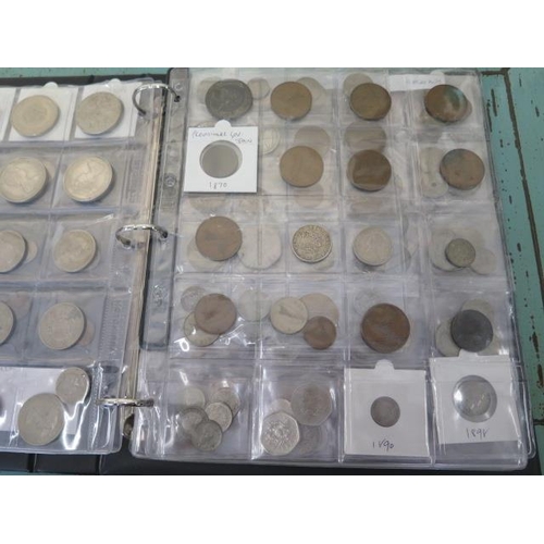 260 - A collection of World coinage in an album and loose