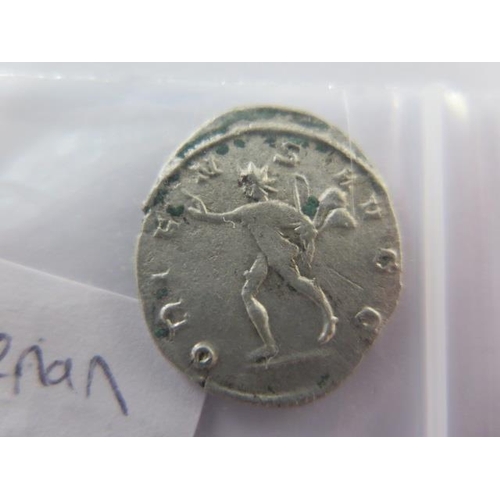 268 - A collection of five Roman coins including Constantine I Denarius, Claudius II Denarius