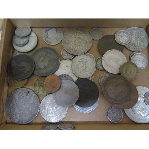 271 - A small collection of Georgian and later coins