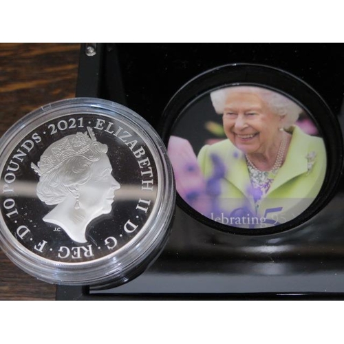 279 - The Royal Mint The Original Maker The 95th Birthday of Her Majesty The Queen 2021 five ounce silver ... 