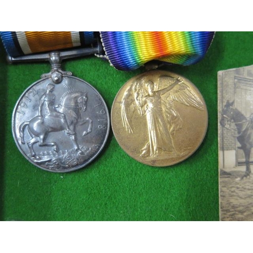 300 - Two pairs of WWI Family Medals 1914-1918 and War Civilisation Medal to L-45384 DVR W Inwood RA and 1... 