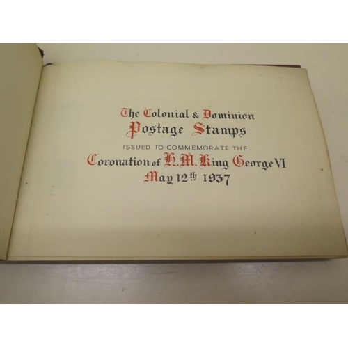 360 - An album of Colonial and Dominion postage stamps for the Coronation of HM King George VI May 12th 19... 